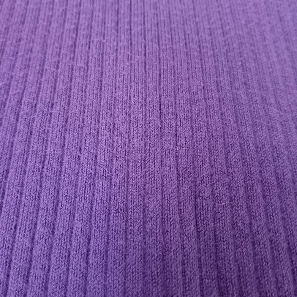 CHAPS Purple Ribbed Sweater with Buttons | EUC - Picture 9 of 9